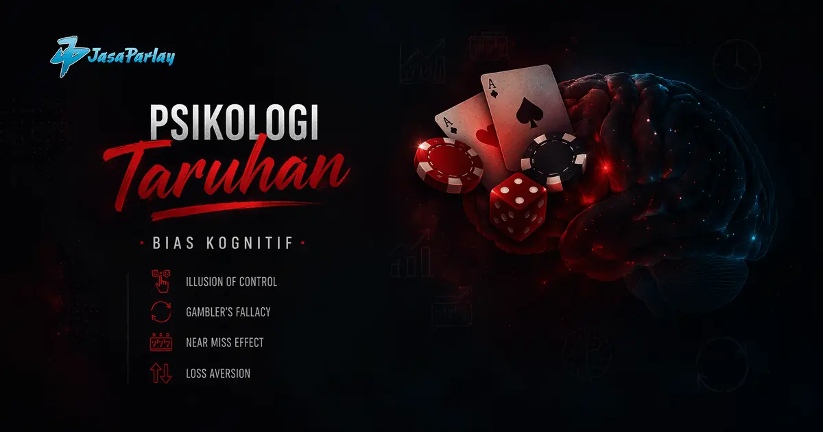 Ilustrasi bias kognitif dalam taruhan bola — OnRoadMap