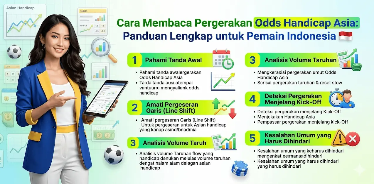 Ilustrasi pergerakan odds Handicap Asia
