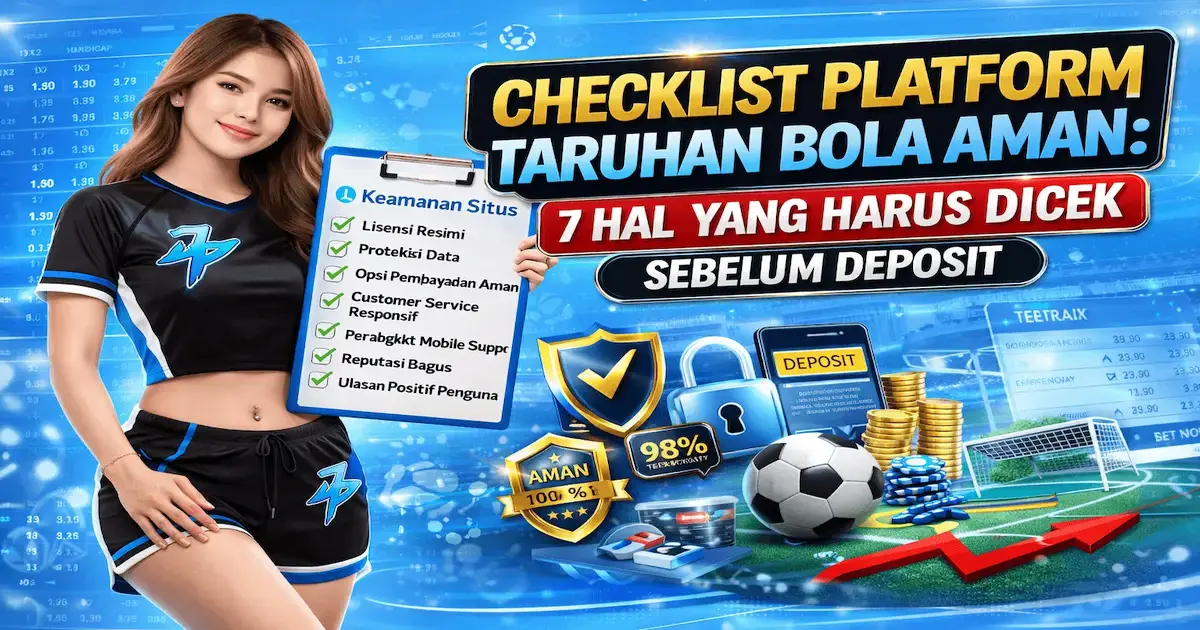 Checklist keamanan platform taruhan bola